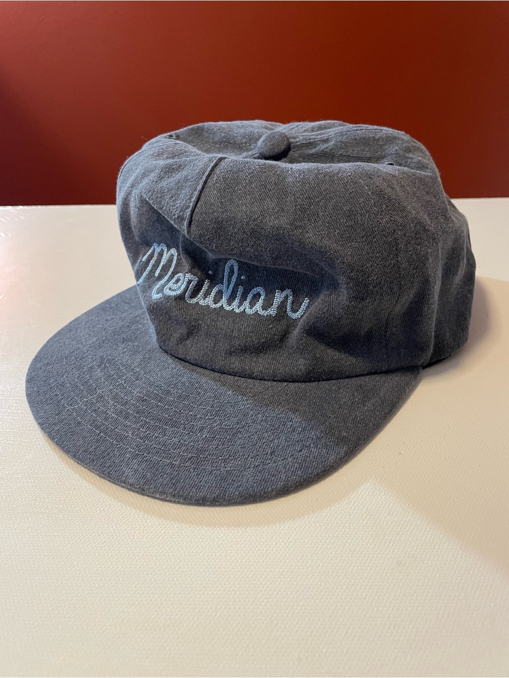 Weld Men’s NWT Washed 5 Panel field Trip Slate Blue Cotton Hat Cap